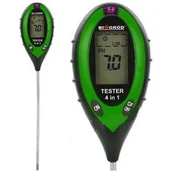 Akcesoria do urządzeń ogrodniczych - BIOOGRÓD Elektroniczny tester podłoża 4 w 1 Zielony - miniaturka - grafika 1
