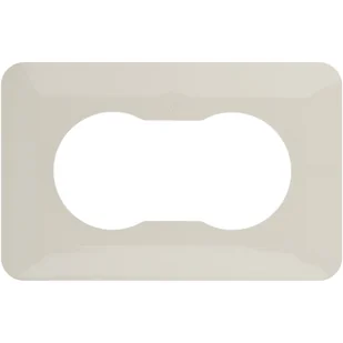 LEXMAN Osłona włącznika PODWÓJNA KREMOWA - Wideodomofony - miniaturka - grafika 1