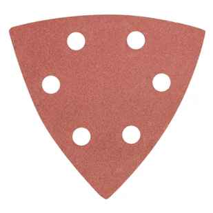 Papier ścierny delta na rzep 93 x 93 mm K 240, 5 szt,, z otworami GRAPHITE - Materiały ścierne - miniaturka - grafika 1