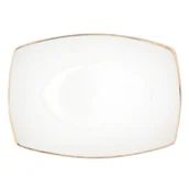 Miski i półmiski - Altom MARIAPAULA MODERNA KWADRATOWA GOLD PÓŁMISEK 33CM - miniaturka - grafika 1
