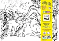 Przybory szkolne - PODKŁAD NA BIURKO 48x33 STRIGO FUNNY MAT TRANSPARENTNY DINOZAURY - miniaturka - grafika 1