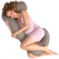 Poduszki do karmienia - Poduszka ciążowa dzianinowa typu J / Super Mami - miniaturka - grafika 1