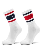 Skarpetki dla dzieci - Tommy Hilfiger Zestaw 2 par wysokich skarpet dziecięcych 701229942 Biały - miniaturka - grafika 1