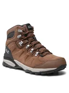Buty trekkingowe damskie - Jack Wolfskin Trekkingi Refugio Texapore Mid W 4050871 Brązowy - miniaturka - grafika 1