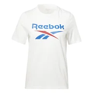 Koszulki i topy damskie - Damska Koszulka z krótkim rękawem REEBOK RI BL TEE HT6203 – Biały - miniaturka - grafika 1