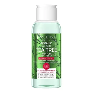 Tea Tree Eveline cosmetics Eveline Cosmetics - BOTANIC EXPERT HAND GEL - Antybakteryjny, ochronny żel do rąk - 70% alkohol - 100 ml - Mydła - miniaturka - grafika 1