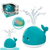 Zabawki do kąpieli - Wielorybek Fontanna Zabawka do Kąpieli - Niebieski Lumarko! - miniaturka - grafika 1