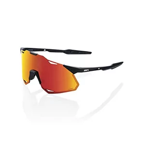 100% GAFAS HYPERCRAFT XS - Soft Tact Black - HiPER Red Multilayer Mirror Lens - Gogle i okulary motocyklowe - miniaturka - grafika 1