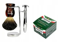 Mydła - Zestaw Do Golenia Pędzel Borsuk Maszynka Mydło - miniaturka - grafika 1