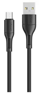 USAMS Kabel U68 microUSB 2A Fast Charge 1m czarny/black SJ502USB01 (US-SJ502) - Kable USB - miniaturka - grafika 1