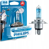 Żarówki samochodowe - Philips White Vision Ultra Moto H4 12V 60/55W - miniaturka - grafika 1