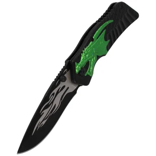 Nóż składany Herbertz Solingen Hit motyw 3D Green Dragon 90mm (582012) - Noże - miniaturka - grafika 5