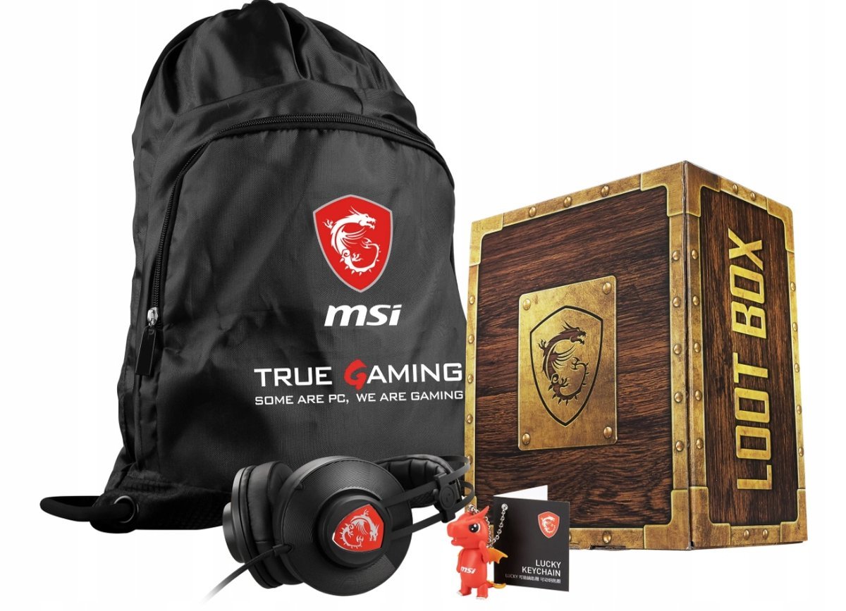 Słuchawki nauszne przewodowe MSI MSI Loot Box Pack_WW