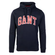 Bluzy męskie - Męska Bluza GANT MD. GANT SWEAT HOODIE 2007052.433 – Granatowy - miniaturka - grafika 1