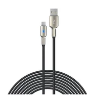 Kable USB - Devia Kabel Mars USB - USB-C 1,5 m 2,1A czarny - miniaturka - grafika 1