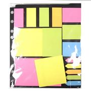 Notesy i bloczki - Auchan - Notesiki z karteczkami samoprzylepnymi zestaw - miniaturka - grafika 1