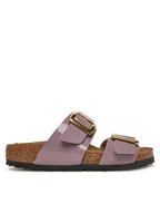 Klapki i japonki damskie - Birkenstock Klapki Sydney Cushion Buckle 1029473 Beżowy - miniaturka - grafika 1
