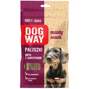 Przysmak dla psa DOGWAY Meaty Snack Paluszki Indyk z warzywami 70 g - Przysmaki dla psów - miniaturka - grafika 1