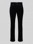 Spodnie męskie - Spodnie materiałowe o kroju modern fit z 5 kieszeniami - miniaturka - grafika 1