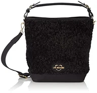 Torebki damskie - Love Moschino Damska torba na ramię Jc4384pp0fkn100a, czarna - miniaturka - grafika 1