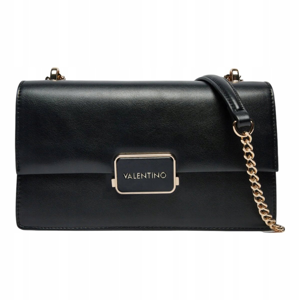 Valentino torebka damska alpheus flap bag czarna