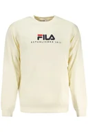 Bluzy męskie - BLUZA FILA BEZ ZAMKA MĘSKA BEŻOWA - miniaturka - grafika 1