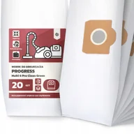 Worki do odkurzaczy - 20x Worek do Odkurzacza Progress Multi 6 Pro Clean Green Syntetyczny Worki - miniaturka - grafika 1
