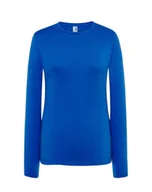 Koszulki i topy damskie - T-shirt damski medyczny chabrowy długi rękaw roz.L - miniaturka - grafika 1