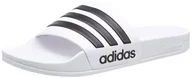 Klapki i japonki męskie - adidas Adilette Shower klapki męskie, Ftwwht Cblack Ftwwht, 44.5 eu - miniaturka - grafika 1