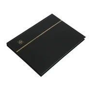 Pozostałe książki - Leuchtturm Albenverlag Einsteckbuch BASIC DIN A4, 32 schwarze Seiten, schwarz - miniaturka - grafika 1