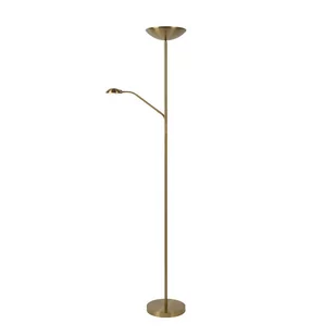 Lucide Zenith 19791/24/02 lampa stojąca podłogowa 1x20W 1x4W LED złota - Lampy stojące - miniaturka - grafika 1