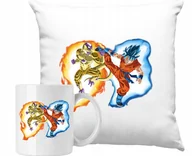 Gadżety dla niej i dla niego - ZESTAW PODUSZKA + KUBEK Dragon Ball Pomysł Na Prezent +IMIĘ #3 - miniaturka - grafika 1
