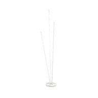 Lampy stojące - Designerska lampa podłogowa TWINS LED marki Perenz z białego metalu - miniaturka - grafika 1