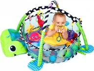 Maty edukacyjne - Lean Sport Mata Edukacyjna Dla Maluszka Żółw 3w1 + Piłki - miniaturka - grafika 1