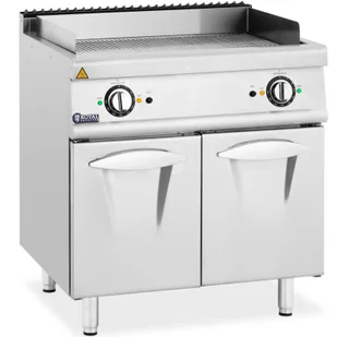 Grill płyta grillowa elektryczna podwójna ryflowana z szafką wolnostojąca 10.8 kW 400 V - Piece, kotły  i płyty grzejne gastronomiczne - miniaturka - grafika 1