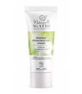 Maseczki do twarzy - Mlle Agathe, Oczyszczająca maska do twarzy ze śluzem ślimaka i węglem aktywnym, Cosmos Organic, 75 ml - miniaturka - grafika 1