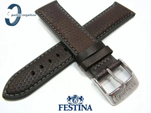 Pasek Festina F20265 brązowy 24 mm oryginał - Akcesoria do zegarków - miniaturka - grafika 1