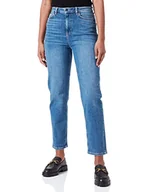 Spodnie damskie - VERO MODA Spodnie damskie, niebieski (medium blue denim), 28W / 30L - miniaturka - grafika 1
