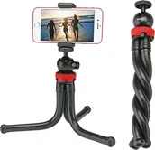 Selfie stick - Selfie stick Tripod Flexible Black - miniaturka - grafika 1