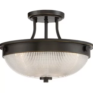 Quoizel MANTLE QZ/MANTLE/SF PN plafon sufitowy 2x60W/E27 ELSQZ/MANTLE/SF PN - Lampy sufitowe - miniaturka - grafika 1