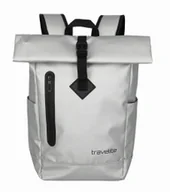 Plecaki - Plecak rolowany podróżny Travelite Wodoodporny srebrny - miniaturka - grafika 1