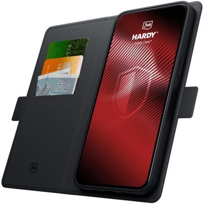 Etui 3MK Hardy Foldy Case do Honor Magic8 Lite Czarny