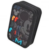 Piórniki - Piórnik 3-komorowy z wyposażeniem Coolpack Disney Core Jumper 3 Mickey - miniaturka - grafika 1