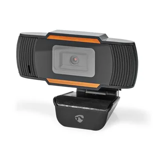 Nedis WCAM100BK kamera internetowa 2 MP 1920 x 1080 px USB 2.0 Czarny - Kamery internetowe - miniaturka - grafika 1