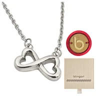 Bransoletki - Naszyjnik nieskończoność damski celebrytka - miniaturka - grafika 1