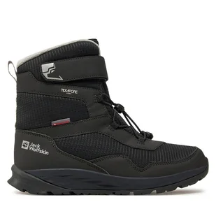 Kozaki Jack Wolfskin Polar Bear-B Texapore High Vc K A62145 Czarny - Buty dla chłopców - miniaturka - grafika 1