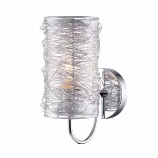 Italux Kinkiet Linton 1 x 40 W E14 srebrny MBM2136/1 - Lampy ścienne - miniaturka - grafika 1