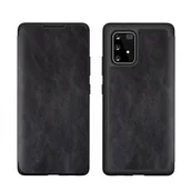 Etui i futerały do telefonów - Etui Leather Book iPhone 12 6,7" Pro Max czarny/black - miniaturka - grafika 1