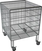 Pojemniki przemysłowe - Damnix Kontener na kółkach 615x650x860 kosz na IN-OUT - miniaturka - grafika 1