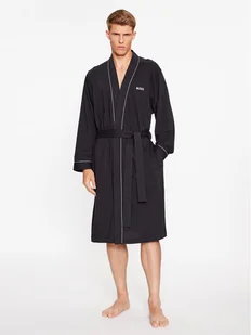 Boss Szlafrok Xmas Kimono 50485920 Czarny - Szlafroki męskie - miniaturka - grafika 1